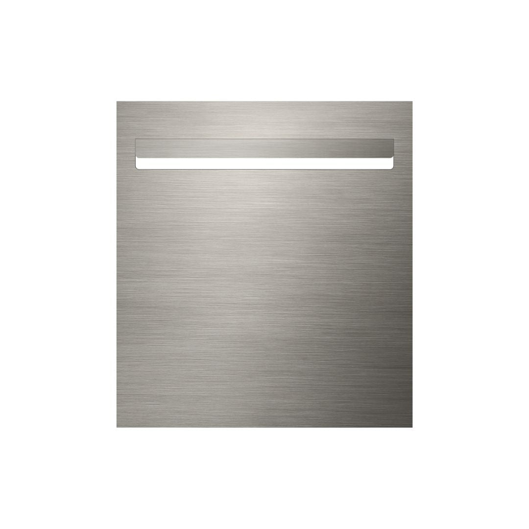 Marine Grade Brushed Stainless Steel Letterbox Faceplate 390 x 430mm (Laser Etched) - 340 Slot