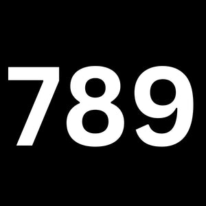 Custom 120mm Vinyl House Number