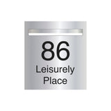 Marine Grade Mirror Polished Stainless Steel Letterbox Faceplate 390 x 430 (Laser Cut) - 340 Slot