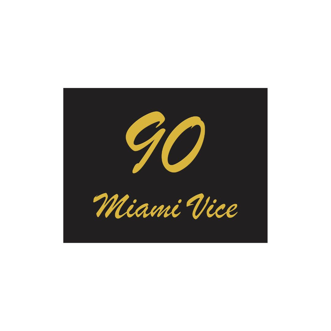Black Traffolyte Address Sign with Vinyl Text 290 x 220