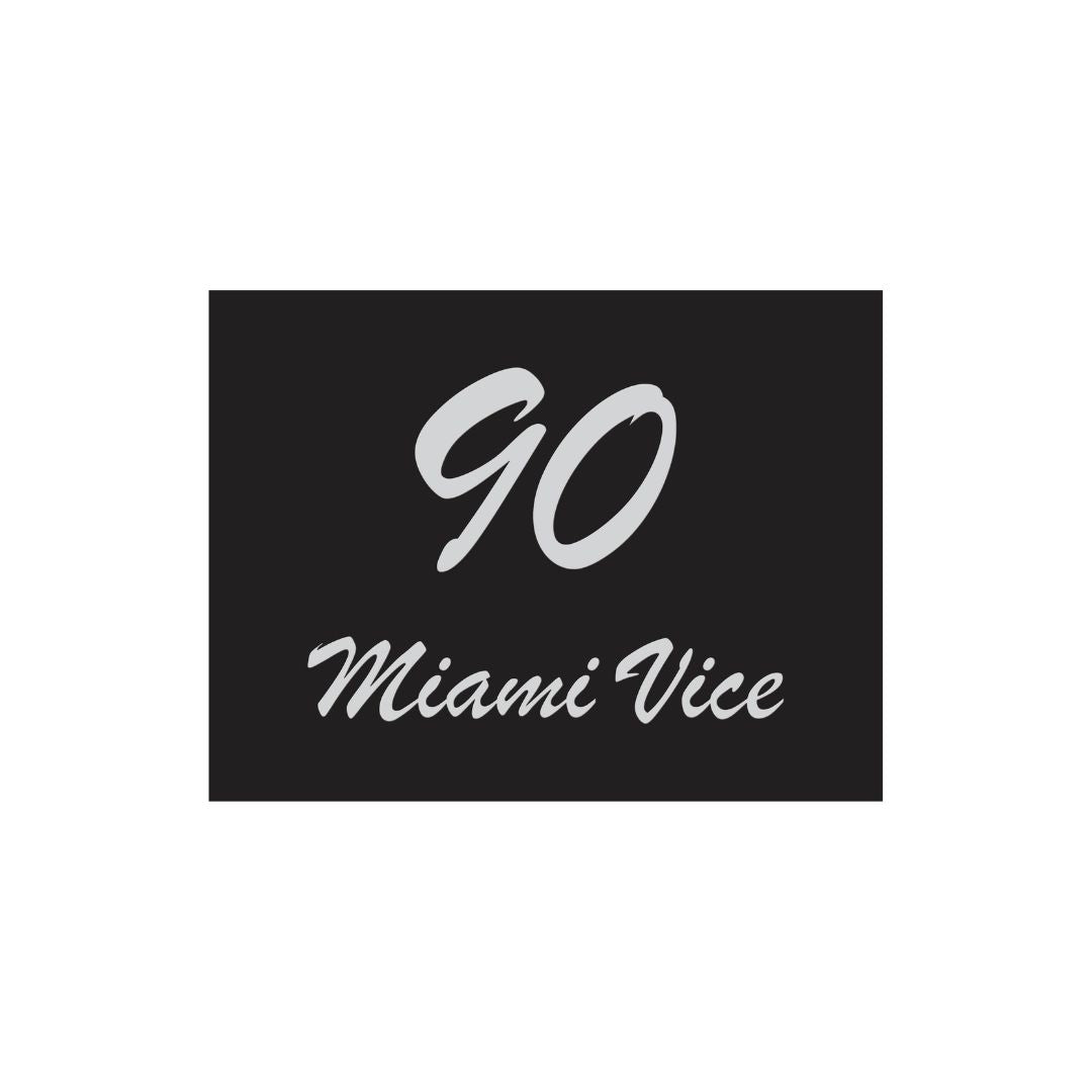 Black Colorbond Steel Address Sign with Vinyl Text 290 x 220