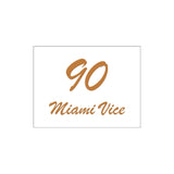 White Traffolyte Address Sign with Vinyl Text 290 x 220