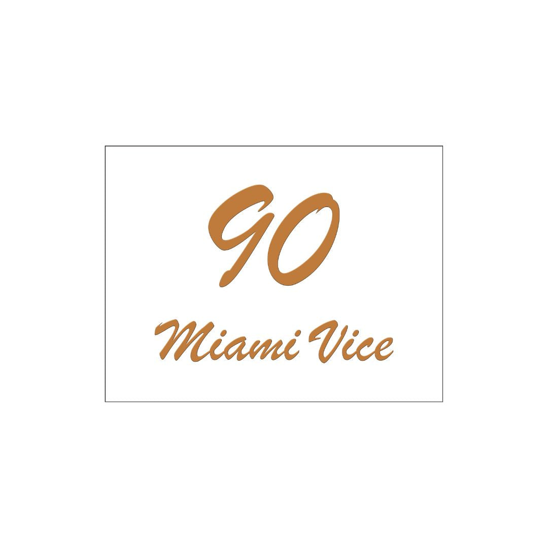 White Traffolyte Address Sign with Vinyl Text 290 x 220