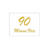 White Traffolyte Address Sign with Vinyl Text 290 x 220