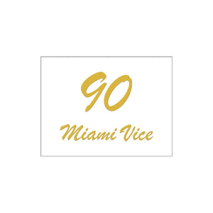 White Traffolyte Address Sign with Vinyl Text 290 x 220