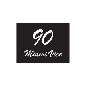 Black Colorbond Steel Address Sign with Vinyl Text 290 x 220