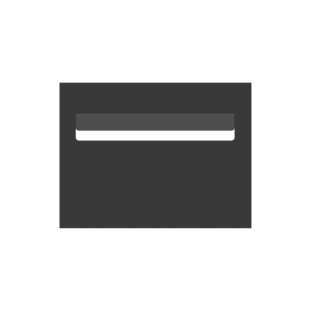 Monument Powder-Coated Aluminium Letterbox Faceplate 290 x 220 with 240 Slot