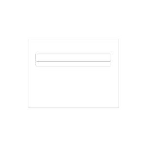 White Powder-Coated Aluminium Letterbox Faceplate 290 x 220 with 240 Slot