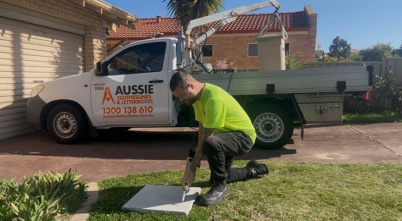 Installation Sandstone Letterbox (Inc Slab Base)