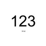 Custom 75mm Vinyl House Number