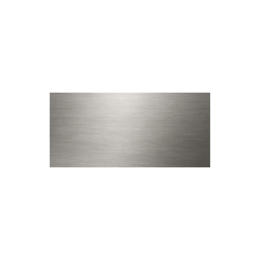 316 Marine Grade Brushed Stainless Steel Address Plate 300 x 140mm - Laser Etched (Text Aligned Left)