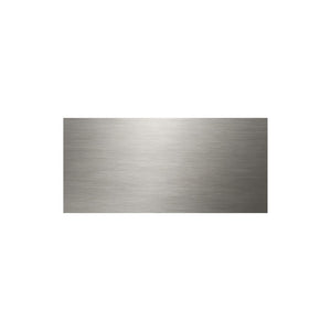 316 Marine Grade Brushed Stainless Steel Address Plate 300 x 140mm - Laser Etched (Text Aligned Left)