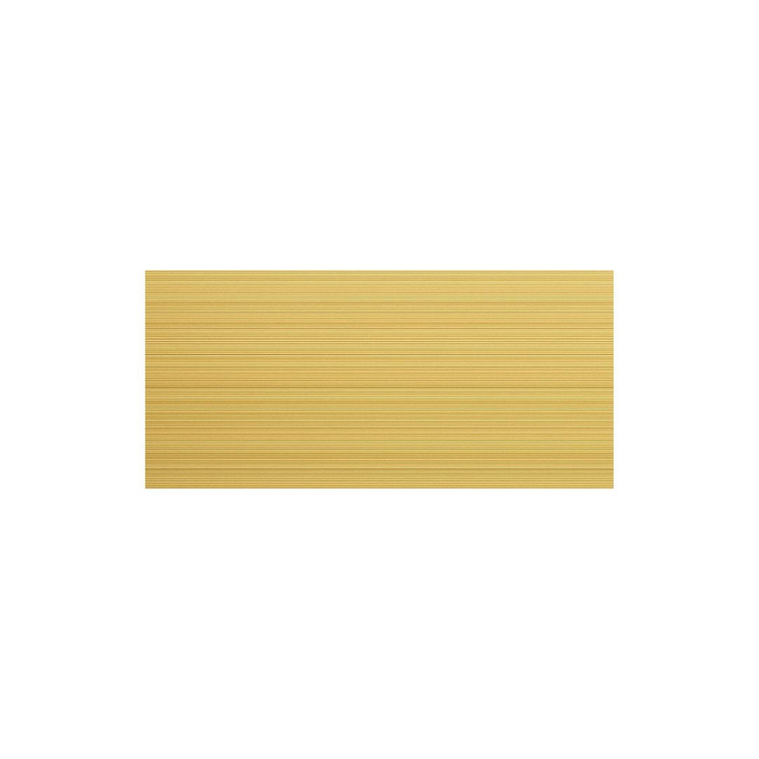 Gold Aluminium Address Sign with with Vinyl Text 300 x 140 (Text Aligned Left)