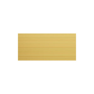 Gold Aluminium Address Sign with with Vinyl Text 300 x 140 (Text Aligned Left)