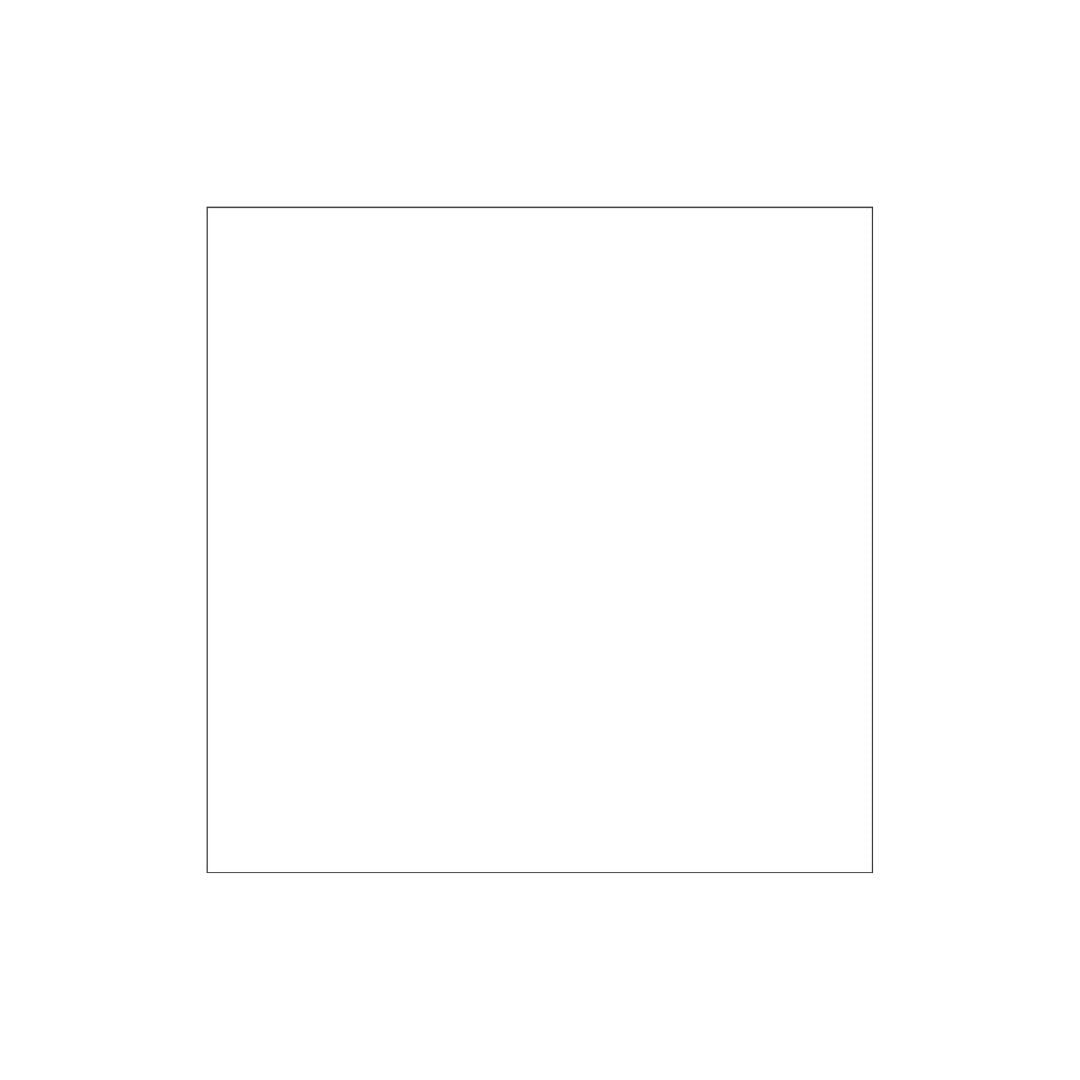 White Colorbond Steel Address Sign with Vinyl Text 300 x 300mm