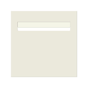 Surfmist Powder-Coated Aluminium Letterbox Faceplate 300 x 300 with 240 Slot