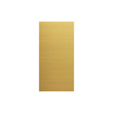 Gold Aluminum Address Sign with Vinyl Text - 300 x 600mm