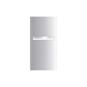 Marine Grade Mirror Polished Stainless Steel Letterbox Faceplate 300 x 600 with 240 Slot (Laser Etched)