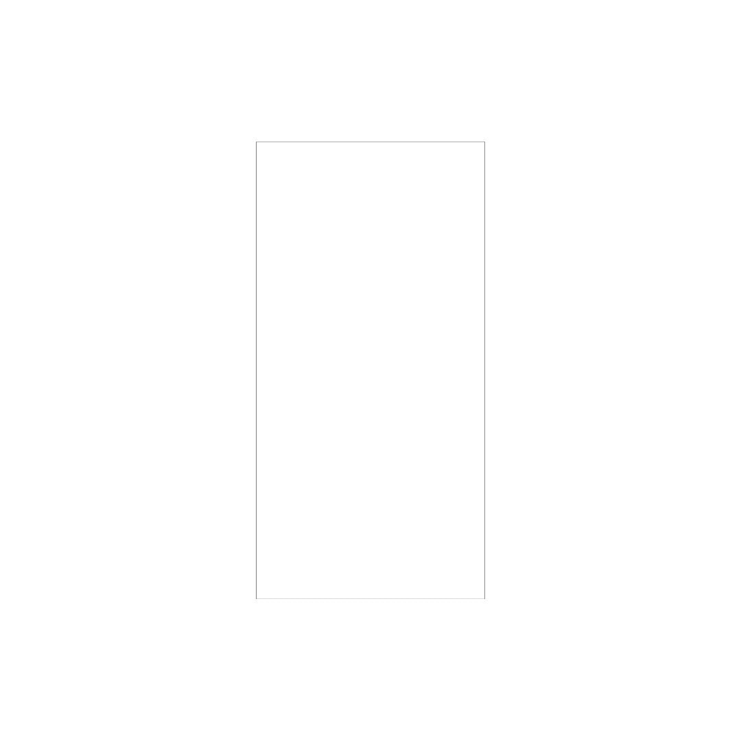 White Traffolyte Address Sign with Vinyl Text 300 x 600