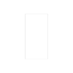 White Traffolyte Address Sign with Vinyl Text 300 x 600