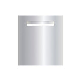 Marine Grade Mirror Polished Stainless Steel Letterbox Faceplate 390 x 430 (Laser Cut) - 240 Slot