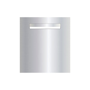 Marine Grade Mirror Polished Stainless Steel Letterbox Faceplate 390 x 430 (Laser Cut) - 240 Slot