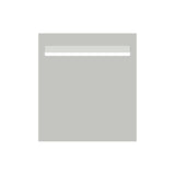 Shale Grey Powder-Coated Aluminium Letterbox Faceplate 390 x 430 - 340 Slot