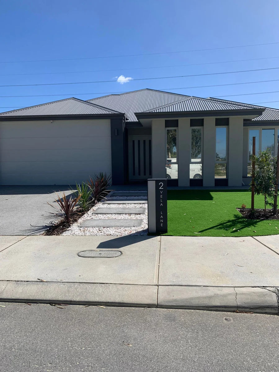 Vertical Custom Address Decal Sticker