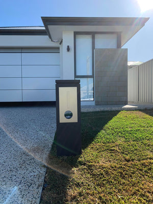 Milkcan Madrid Pillar Letterbox