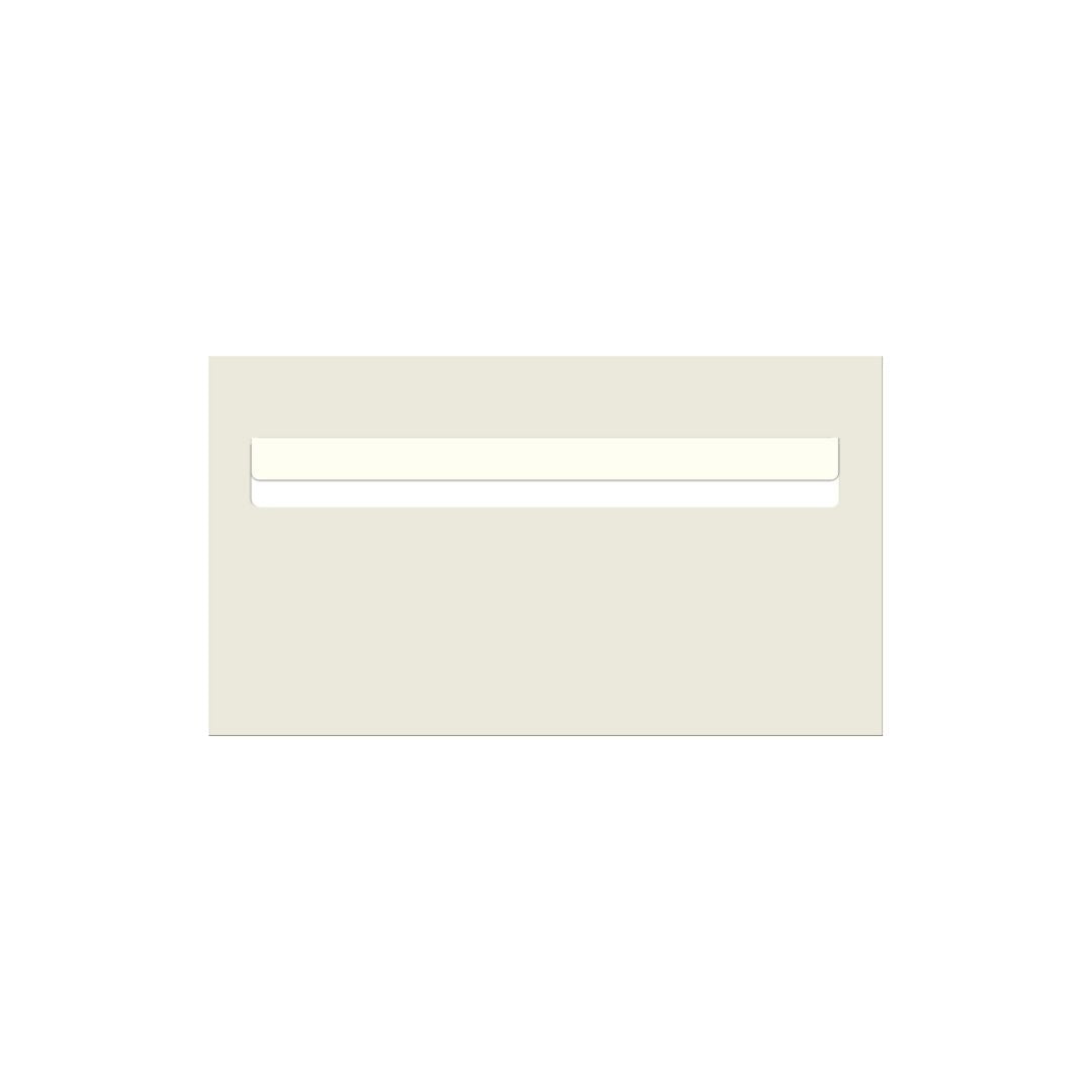 Surfmist Powder-Coated Aluminium Letterbox Faceplate 390 x 220 - 340 Slot