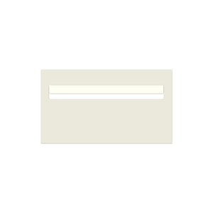 Surfmist Powder-Coated Aluminium Letterbox Faceplate 390 x 220