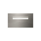 Marine Grade Brushed Stainless Steel Letterbox Faceplate 390 x 220 (Laser Cut) - 240 Slot