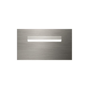 Marine Grade Brushed Stainless Steel Letterbox Faceplate 390 x 220 (Laser Cut) - 240 Slot