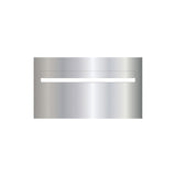 Marine Grade Mirror Polished Stainless Steel Letterbox Faceplate 390 x 220 (Laser Etched) - 340 Slot