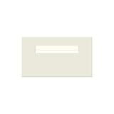Surfmist Powder-Coated Aluminium Letterbox Faceplate 390 x 220