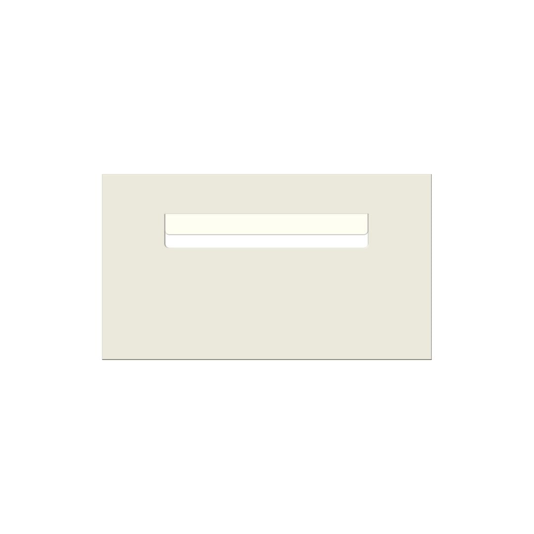 Surfmist Powder-Coated Aluminium Letterbox Faceplate 390 x 220