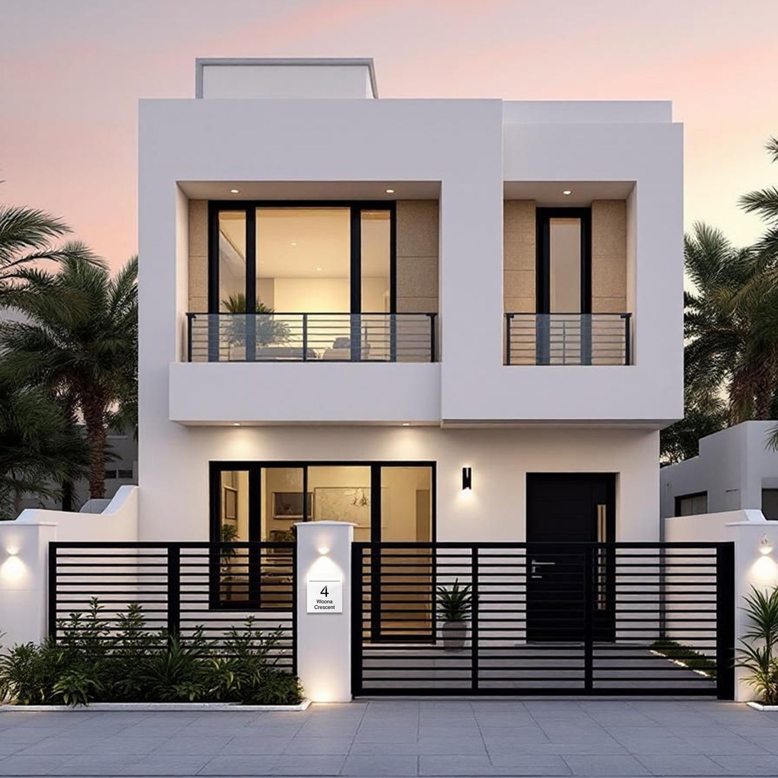 Surfmist Powder-Coated Aluminium Letterbox Faceplate 390 x 430 - 340 Slot