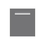 Basalt Powder-Coated Aluminium Letterbox Faceplate 390 x 430