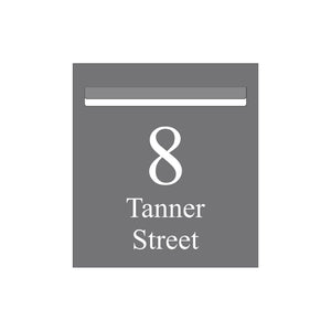 Basalt Powder-Coated Aluminium Letterbox Faceplate 390 x 430