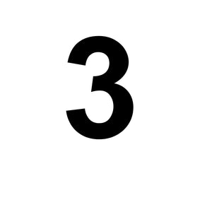 Custom 150mm Vinyl House Number
