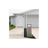 White Traffolyte Address Sign with Vinyl Text 200 x 140mm