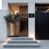 Monument Powder-Coated Aluminium Letterbox Faceplate 400 x 280mm - 240 Slot