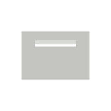 Shale Grey Powder-Coated Aluminium Letterbox Faceplate 400 x 250