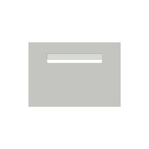 Shale Grey Powder-Coated Aluminium Letterbox Faceplate 400 x 250