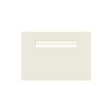 Surfmist Powder-Coated Aluminium Letterbox Faceplate 400 x 250