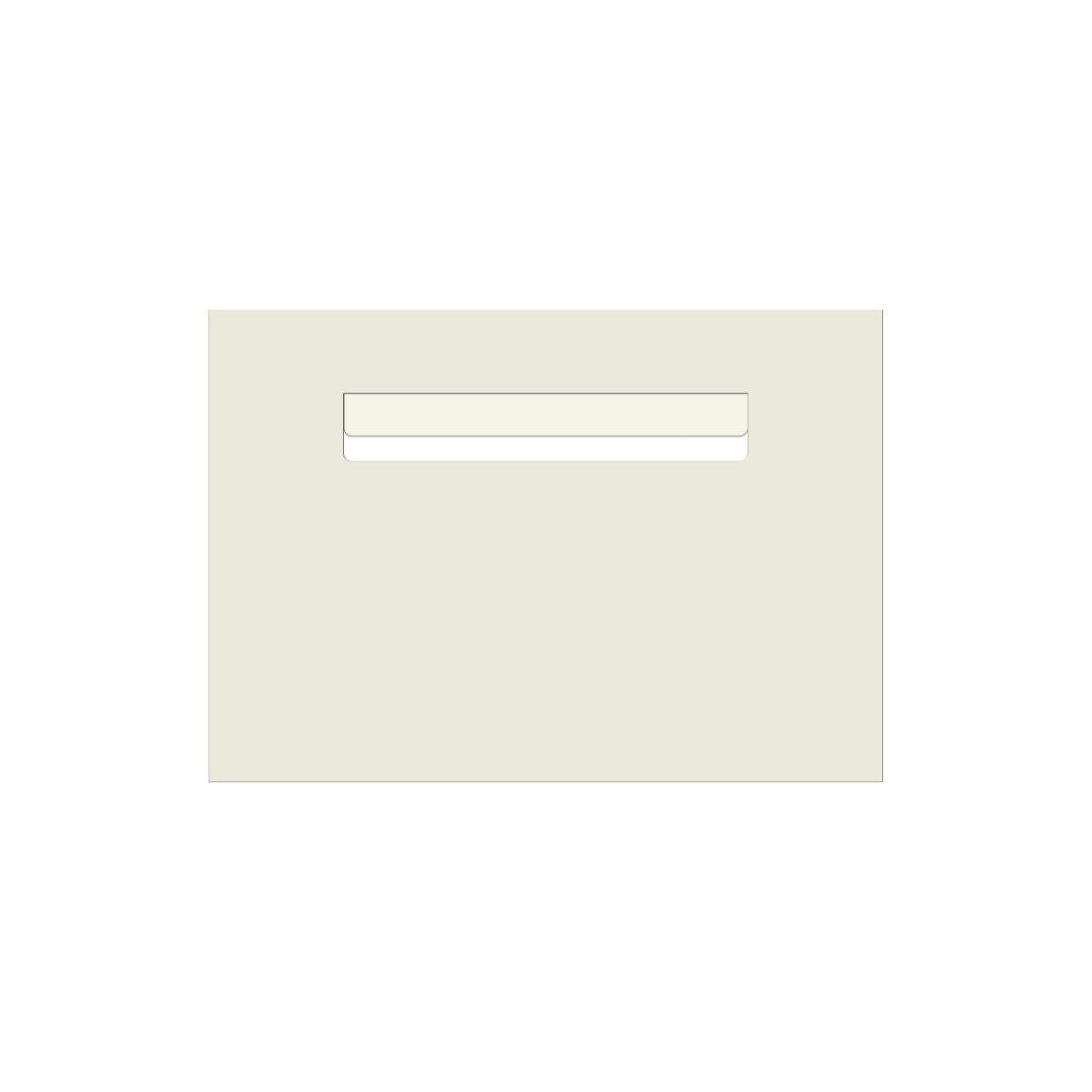 Surfmist Powder-Coated Aluminium Letterbox Faceplate 400 x 250