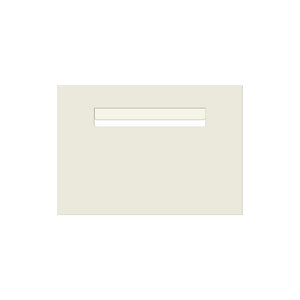 Surfmist Powder-Coated Aluminium Letterbox Faceplate 400 x 250