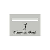 Shale Grey Powder-Coated Aluminium Letterbox Faceplate 400 x 250