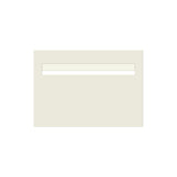 Surfmist Powder-Coated Aluminium Letterbox Faceplate 400 x 250
