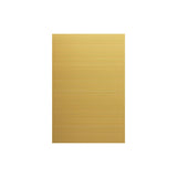 Gold Aluminum Address Sign with Vinyl Text 400 x 600